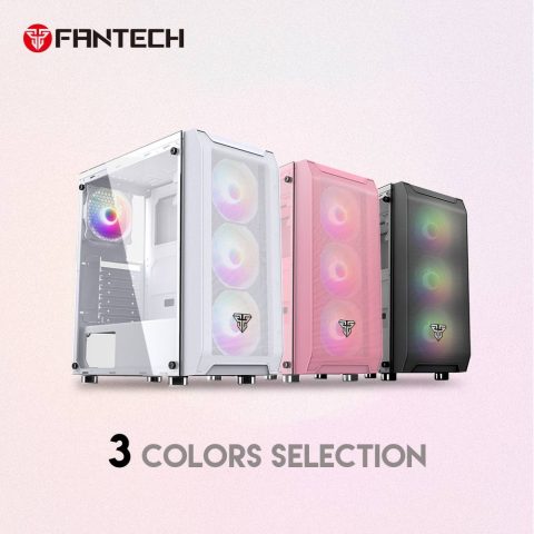 FANTECH - CG80 AERO 3.0 USB PORT X 1, 2.0 USB PORT X 1 SIDE TEMPERED CLASS INCLUDE 4 DESK FAN PC CASING - Zapcart Technology Qatar