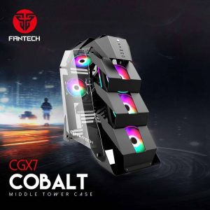 FANTECH - CG80 AERO MIDDLE TOWER CASE + 4 FAN-GRAY - Zapcart Technology Qatar