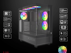 Fantech CG86 LUMINA L Full Tower Gaming Case - Zapcart Technology Qatar