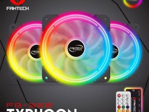 FANTECH FB302 Synchronize Addressable RGB Illumination PC Case Silent Low Noise Cooling Fan - Zapcart Technology Qatar