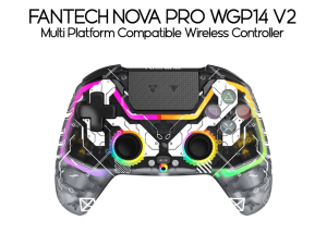 FANTECH Gaming Controller Nova Pro WGP14v2 with Wired & Wireless Connection, Multi Platform Compatible - Zapcart Technology Qatar