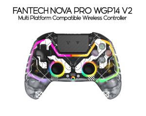 FANTECH Gaming Controller Nova Pro WGP14v2 with Wired & Wireless Connection, Multi Platform Compatible - Zapcart Technology Qatar