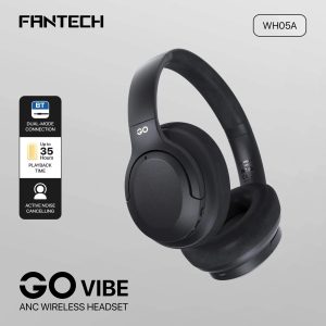 FANTECH GO VIBE ANC WIRELESS HEADSET (WH05A-BLACK) / (WH05A-GREY) - Zapcart Technology Qatar