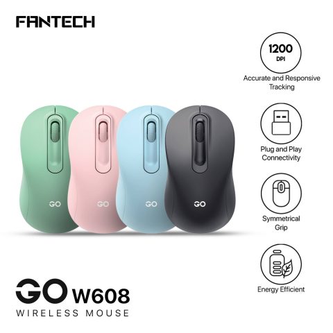 FANTECH Go W608 Wireless Mouse - Zapcart Technology Qatar