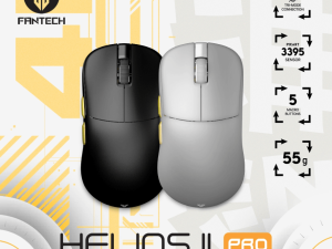 FANTECH HELIOS II PRO XD3 V3 Ultra LIGHTWEIGHT Gaming Mouse with 4K StrikeSpeed+ Wireless - Zapcart Technology Qatar