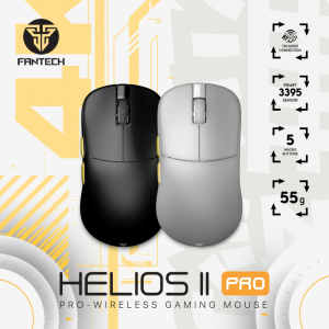 FANTECH HELIOS II PRO XD3 V3 Ultra LIGHTWEIGHT Gaming Mouse with 4K StrikeSpeed+ Wireless - Zapcart Technology Qatar