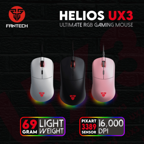 FANTECH HELIOS UX3 ULTIMATE RGB GAMING MOUSE - Zapcart Technology Qatar