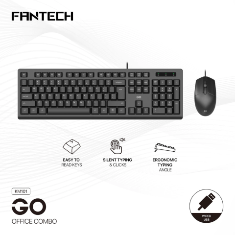 FANTECH KM101 GO 104 Keys Office Combo - Zapcart Technology Qatar