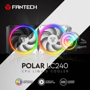 FANTECH - LC240 POLAR ARGB ILLUMINATION CPU LIQUID FAN - Zapcart Technology Qatar