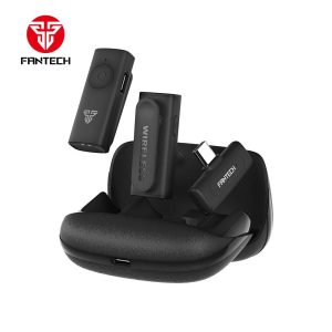 FANTECH LEVIOSA AIR Microphone Wireless Lavalier Type C Lightning Dual Mic - Zapcart Technology Qatar