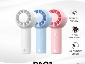 Fantech Life Portable Cooler PAC1 – Mini Handheld Fan, Powerful Airflow, Speed Adjustment, Lightweight Design - Zapcart Technology Qatar