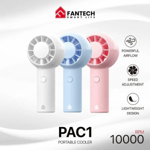 Fantech Life Portable Cooler PAC1 – Mini Handheld Fan, Powerful Airflow, Speed Adjustment, Lightweight Design - Zapcart Technology Qatar