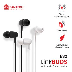 FANTECH LINKBUDS 3.5mm IN-EAR HEADSET (ES2) - Zapcart Technology Qatar