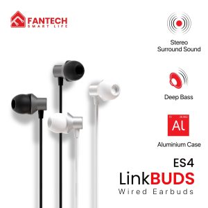 FANTECH LINKBUDS 3.5mm IN-EAR HEADSET (ES4) - Zapcart Technology Qatar