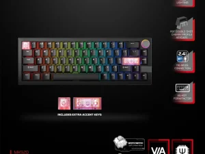 FANTECH MAXFIT 6 66 KEY WIRELESS GAMING KEYBOARD (MK920) - Zapcart Technology Qatar