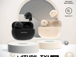 FANTECH Mithril TX1 Lite TWS Earbuds with IPX5 Sweat & Splash Resistant, Ergonomic Fit - Zapcart Technology Qatar