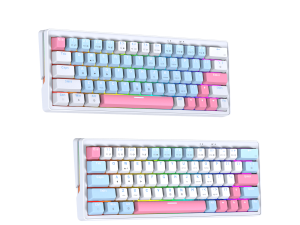 FANTECH (MK611-AME-BLUE WHITE) - ATOM 63 KEY WIRED GAMING KEYBOARD - Zapcart Technology Qatar