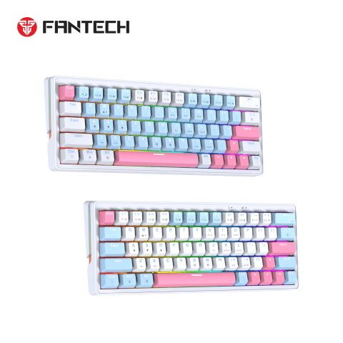 FANTECH (MK611-AME-BLUE WHITE) - ATOM 63 KEY WIRED GAMING KEYBOARD - Zapcart Technology Qatar