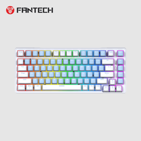 FANTECH (MK612-AME-BLUE WHITE)-ATOM 83 KEY WIRED GAMING KEYBOARD - Zapcart Technology Qatar