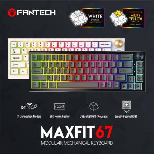 FANTECH MK858 Maxfit67 Modular Mechanical Gaming Keyboard - Zapcart Technology Qatar