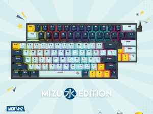 FANTECH MK874v2 ATOM 63 MECHANICAL KEYBOARD MIZU EDITION HOT-SWAPPABLE - Zapcart Technology Qatar