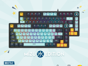 FANTECH MK875v2 ATOM 81 MECHANICAL KEYBOARD MIZU EDITION HOT-SWAPPABLE - Zapcart Technology Qatar