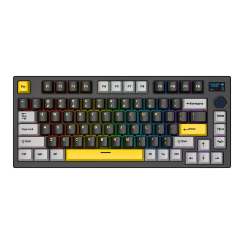 FANTECH (MK910 VIBE VIBRANT UTILITY)-MAXFIT 81 WIRELESS MECHANICAL KEYBOARD GATERON PRO V2 WITH BLUE SWITCH - Zapcart Technology Qatar