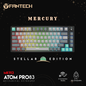 FANTECH (MK913-MERCURY) ATOM PRO83 WIRELESS MECHANICAL KEYBOARD Blue Switch/Red Switch 5 Pin Hot swap - Zapcart Technology Qatar