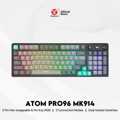 FANTECH-(MK914)ATOM PRO 96 KEY WIRELESS GAMING KEYBOARD - Zapcart Technology Qatar