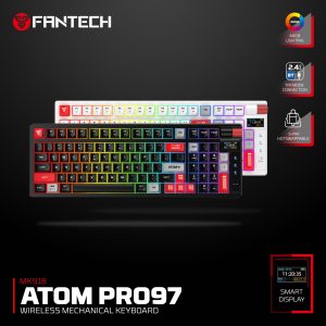 FANTECH MK918 ATOM PRO97 WIRELESS MECHANICAL GAMING KEYBOARD - Zapcart Technology Qatar