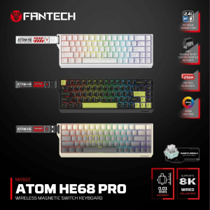 FANTECH MK922 ATOM HE68 PRO Wireless Magnetic Switch Keyboard - Zapcart Technology Qatar