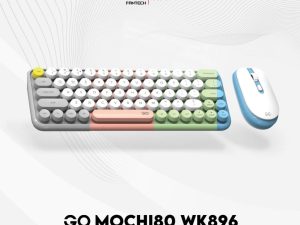 FANTECH MOCHI 65Keys WK896 Wireless Keyboard Mouse Combo Set for Windows, 2.4 GHz Wireless - Zapcart Technology Qatar