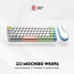 FANTECH MOCHI 65Keys WK896 Wireless Keyboard Mouse Combo Set for Windows, 2.4 GHz Wireless - Zapcart Technology Qatar