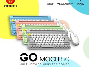 FANTECH MOCHI 80Keys WK897 Wireless Keyboard Mouse Combo Set for Windows, 2.4 GHz Wireless - Zapcart Technology Qatar