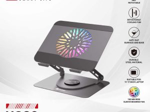 FANTECH NC30 RGB LAPTOP COOLER 5 FAN NOTEBOOK COOLING PAD - Zapcart Technology Qatar