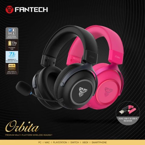 FANTECH ORBITA WHG07 Wireless Gaming Headset 7.1 Surround Sound - Zapcart Technology Qatar