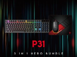 FANTECH P31 HERO BUNDLE GAMING SET WIRED KEYBOARD, MOUSE, MOUSEPAD FOR PC LAPTOP - Zapcart Technology Qatar