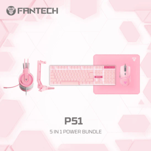 FANTECH (P51-PINK)-GAMING COMBO 5 IN 1 - Zapcart Technology Qatar