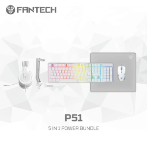 FANTECH (P51-WHITE)-GAMING COMBO 5 IN 1 - Zapcart Technology Qatar