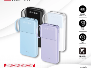 Fantech PowerBank S3 with 10000 mAh Capacity, 5 Output, Fast Charging - Zapcart Technology Qatar