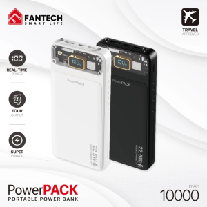 Fantech PowerBank T1 with 10000 mAh Capacity, 5 Output, Fast Charging - Zapcart Technology Qatar
