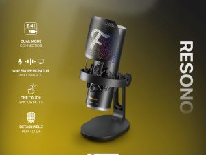FANTECH RESONO WFM1 Finecoustic – WavePro Wireless Dual Mode Microphone - Zapcart Technology Qatar