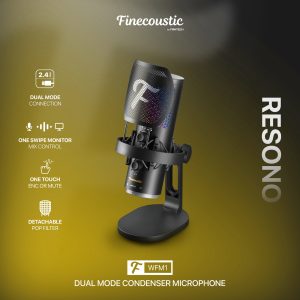 FANTECH RESONO WFM1 Finecoustic – WavePro Wireless Dual Mode Microphone - Zapcart Technology Qatar