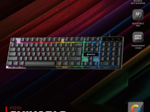 FANTECH SHIKARI S 104 KEY FANTECH WIRED MEMBRANE KEYBOARD (K515S BLACK) - Zapcart Technology Qatar