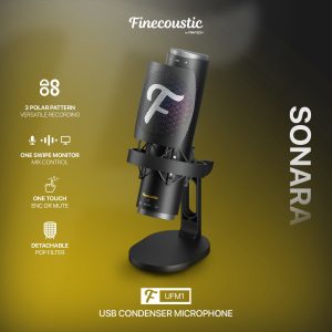 FANTECH SONARA UFM1 Finecoustic – ProSound Wired Microphone - Zapcart Technology Qatar