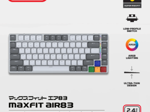 FANTECH SUPER MAXFIT AIR83 MK915 75% LOW PROFILE WIRELESS MECHANICAL KEYBOARD - 3 Connection Mode - Zapcart Technology Qatar