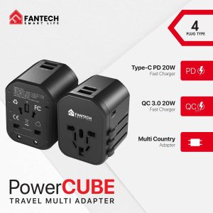 FANTECH (TAC1) -TRAVEL MULTI ADAPTER - Zapcart Technology Qatar