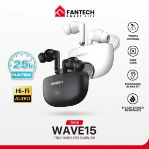 FANTECH TW-15 WAVE 15 TWS True Wireless Stereo Bluetooth Earphone - Zapcart Technology Qatar