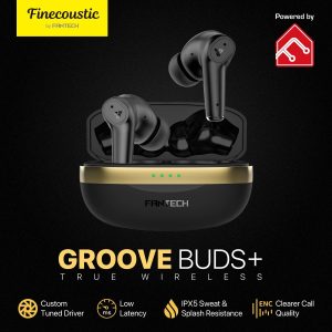 FANTECH (TX-2 BLACK)-GROOVE BUDS+ TRUE WIRELESS IN-EAR HEADSET - Zapcart Technology Qatar