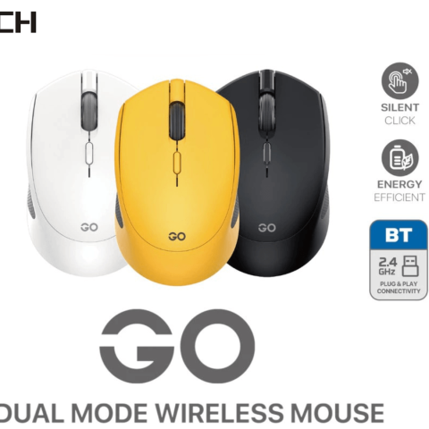 FANTECH W190D DUAL MODE 2.4Ghz and Bluetooth Wireless Office Silent Mouse - Zapcart Technology Qatar